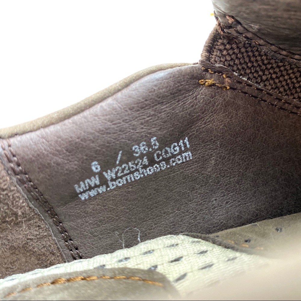 Born Phoebe Nubuck Taupe Slip On Loafers - Picture 13 of 15